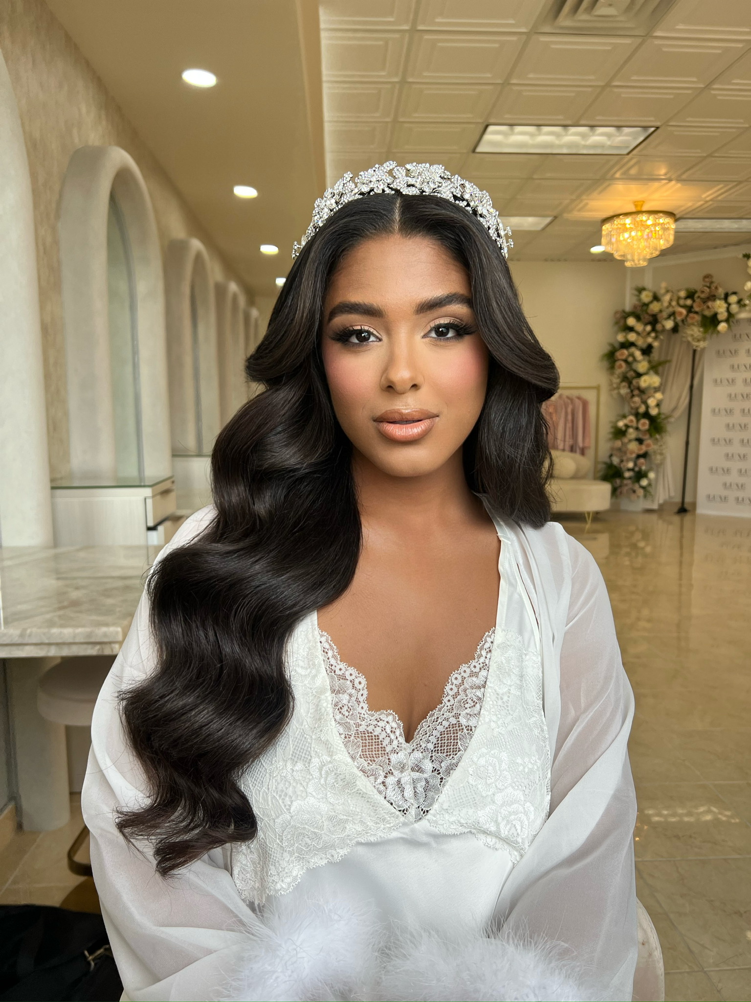 bridal hair trial movement test